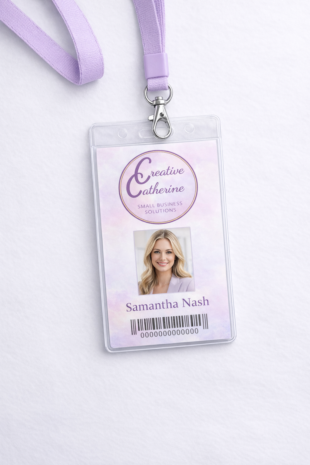 BUSINESS ID CARD W/LANYARD